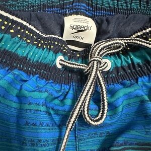 Speedo Teal and Navy Swim Shorts